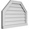 Ekena Millwork Octagonal Top Surface Mount PVC Gable Vent w/ 2"W x 2"P Brickmould Sill Frame, 28"W x 20"H GVPOT28X2003SN - alternate 3